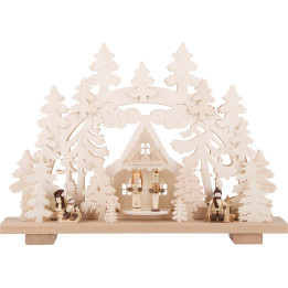 Candle Arch - Angel and Miner - 50x35 cm / 20x14 inch