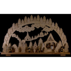 Schwibbogen Winterlandschaft - 70x45 cm