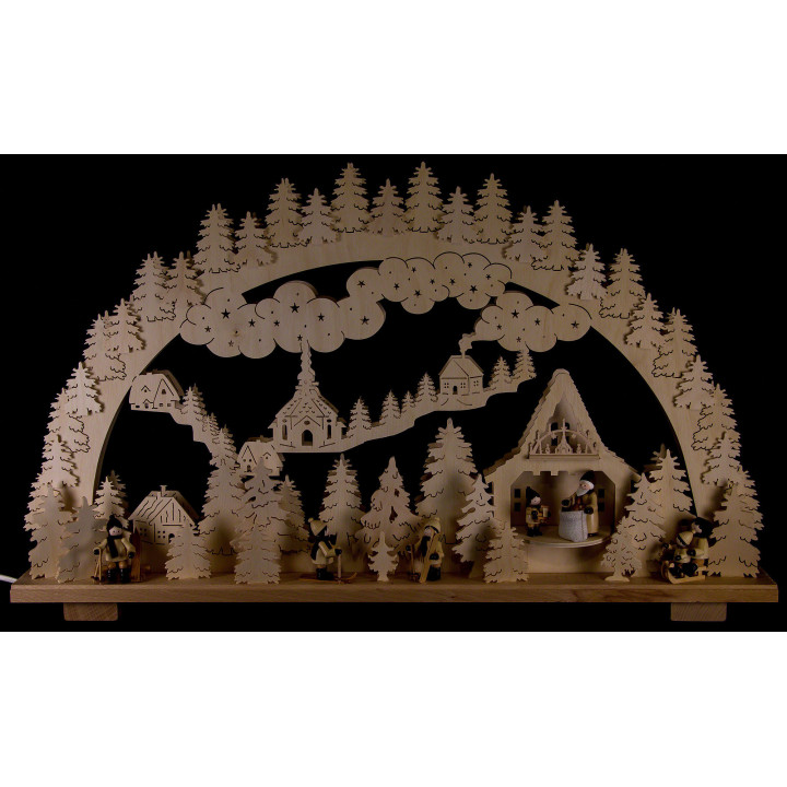 Candle Arch - Winter Landscape - 70x45 cm / 28x18 inch
