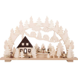 Schwibbogen Waldhaus - 70x43 cm