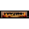 Illuminated Stand for Candle Arches - Forest Hut - 51,5x11,3 cm / 20.3x4.4 inch