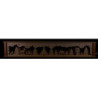 Illuminated Stand for Candle Arches - Seiffen Church - 71,8x11,6 cm / 28.3x4.6 inch