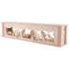 Schwibbogen-Unterbau Winterwald - 51,5x11,3 cm