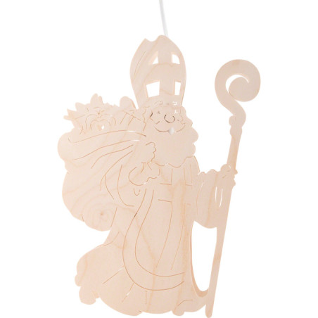 Fensterbild Nikolaus - 25 cm