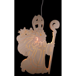 Fensterbild Nikolaus - 25 cm
