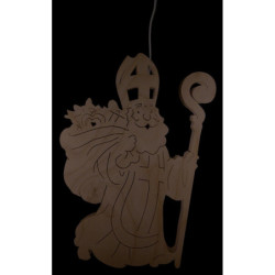 Window Picture - Santa Claus - 25 cm / 9.8 inch