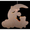 Window Picture - Moon with Bear - 32 cm / 12.6 inch