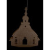 Window Picture - Church at Seiffen - 28 cm / 11 inch