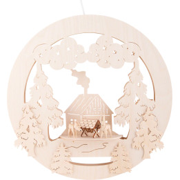Window Picture - Forest Motive - 32 cm / 12.6 inch