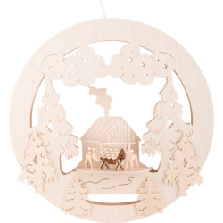 Window Picture - Forest Motive - 32 cm / 12.6 inch