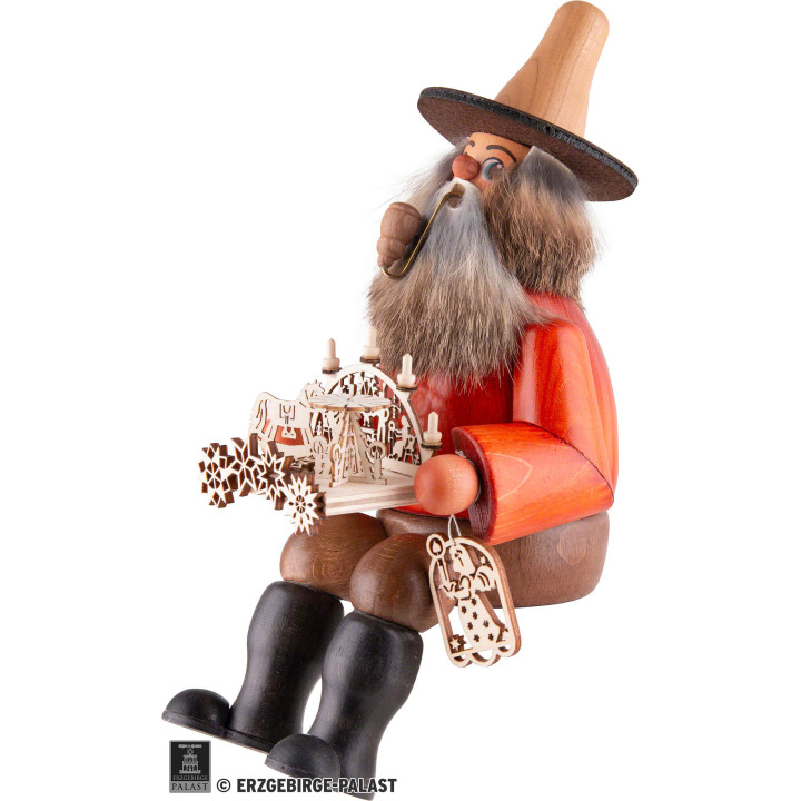 Räuchermännchen Schwibbogenhändler - 27 cm