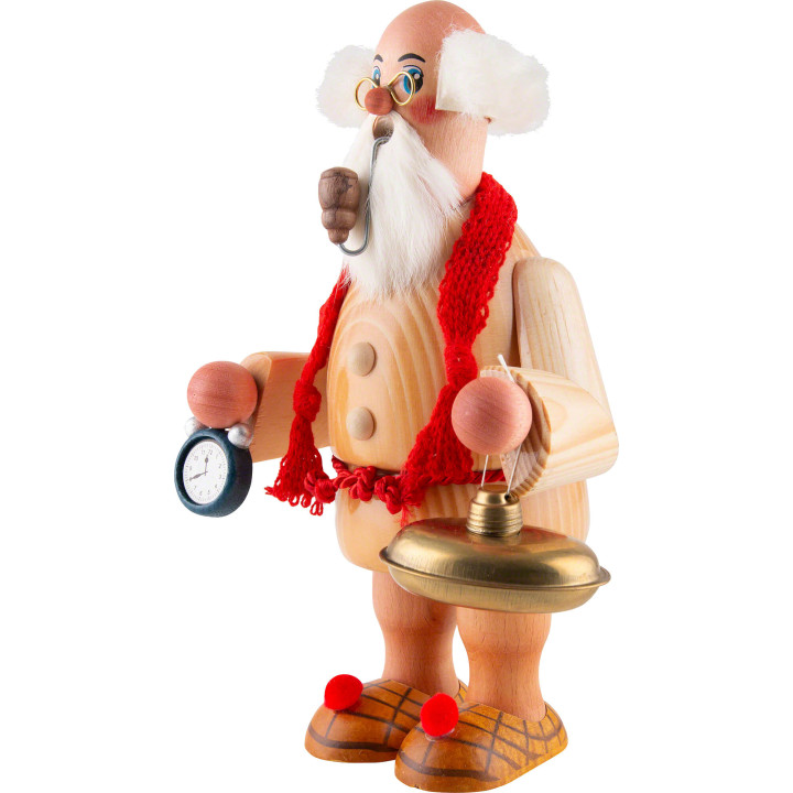 Räuchermännchen Opa mit Wärmflasche - 26 cm