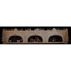 Illuminated Stand - In the Mine - 73x16 cm / 28.7x6.3 inch