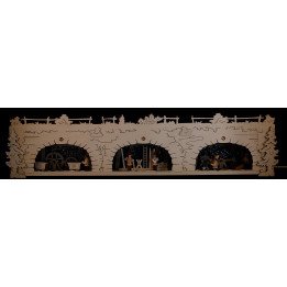 Illuminated Stand - In the Mine - 73x16 cm / 28.7x6.3 inch