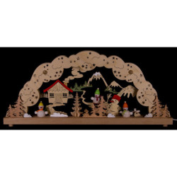 Candle Arch - Snow Men - 50,5x22,5 cm / 20x8.9 inch