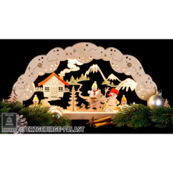 Candle Arch - Snow Men - 50,5x22,5 cm / 20x8.9 inch