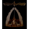 1-Tier Pyramid - Santa in the Village - 28 cm / 11 inch