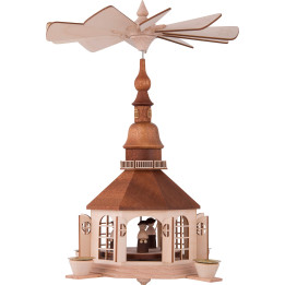 1-Tier Pyramid Seiffen Church - 30 cm / 11.8 inch