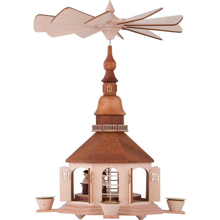 1-Tier Pyramid Seiffen Church - 30 cm / 11.8 inch
