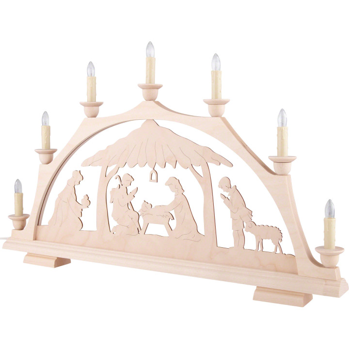 Schwibbogen Krippe - 63x37 cm