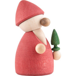 Gnome Red with Tree - 4,2 cm / 1.7 inch