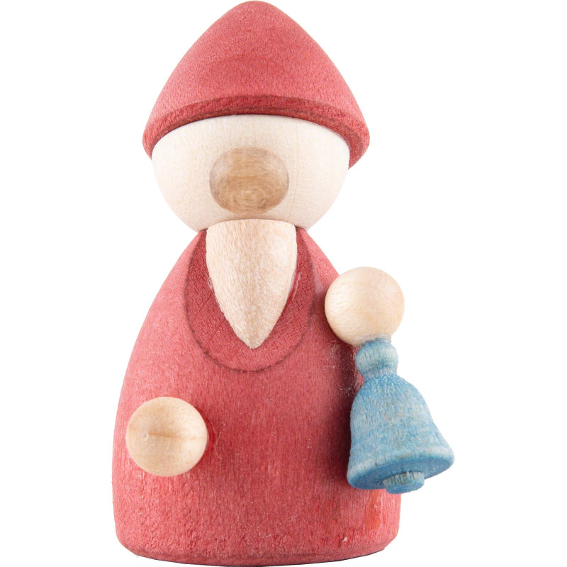 Gnome Red with Bell - 4,2 cm / 1.7 inch