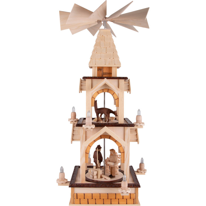 3-Tier Pyramid - Forest - 77 cm / 30.3 inch