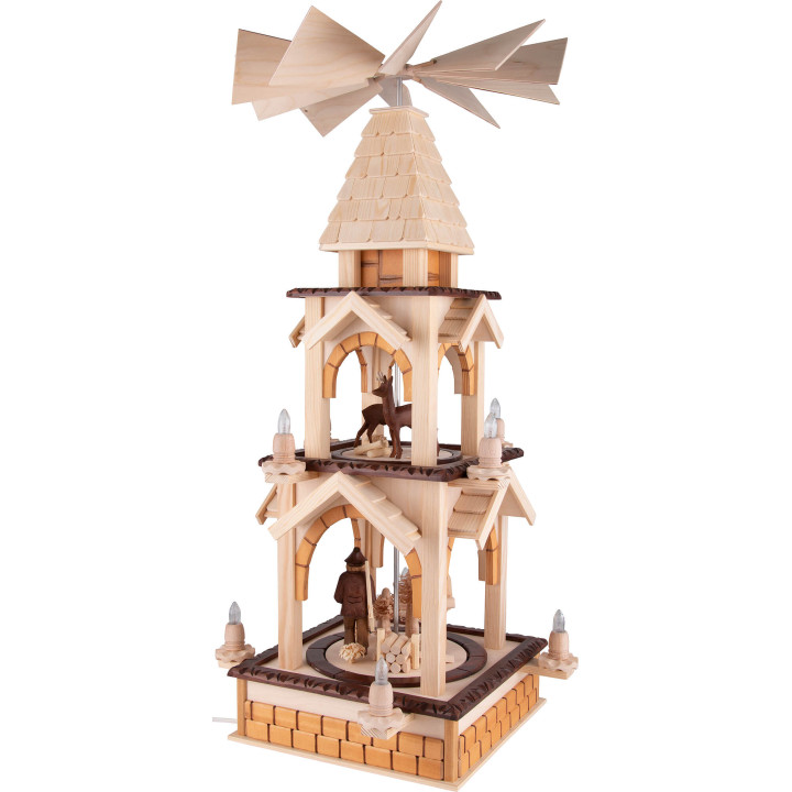 3-Tier Pyramid - Forest - 77 cm / 30.3 inch