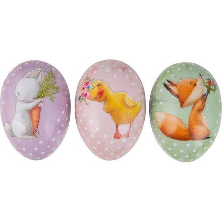Ostereier Frühlingskinder - 3er-Set - 15 cm