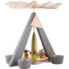 1-Tier Pyramid - Angels Colored - 29 cm / 11.2 inch