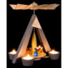 1-Tier Pyramid - Angels Colored - 29 cm / 11.2 inch