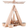 1-Tier Pyramid - Carolers Seiffen Natural - 29 cm / 11.2 inch