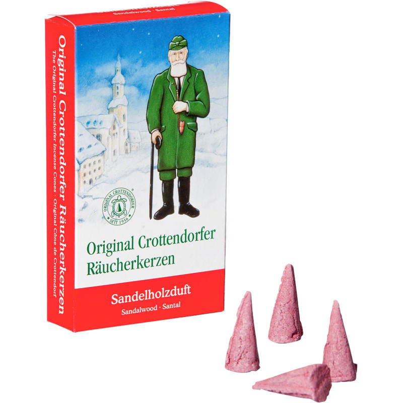 Crottendorfer Räucherkerzen - Sandelholzduft