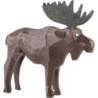 Elk - male - 5,8 cm / 2.3 inch