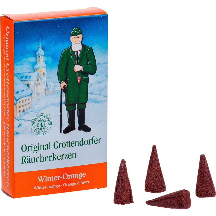 Crottendorfer Räucherkerzen - Winter-Orange