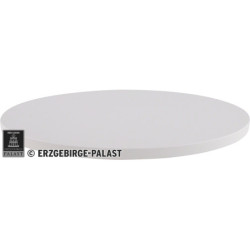 Dekofläche oval weiß - KAVEX-Krippe - 47x25 cm