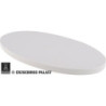 Decoration Stage Oval White - KAVEX-Nativity - 47x25 cm / 18,5x10 inch
