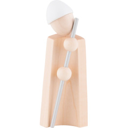 Hirtenjunge mit Stab - natur/weiß - KAVEX-Krippe - 12,5 cm