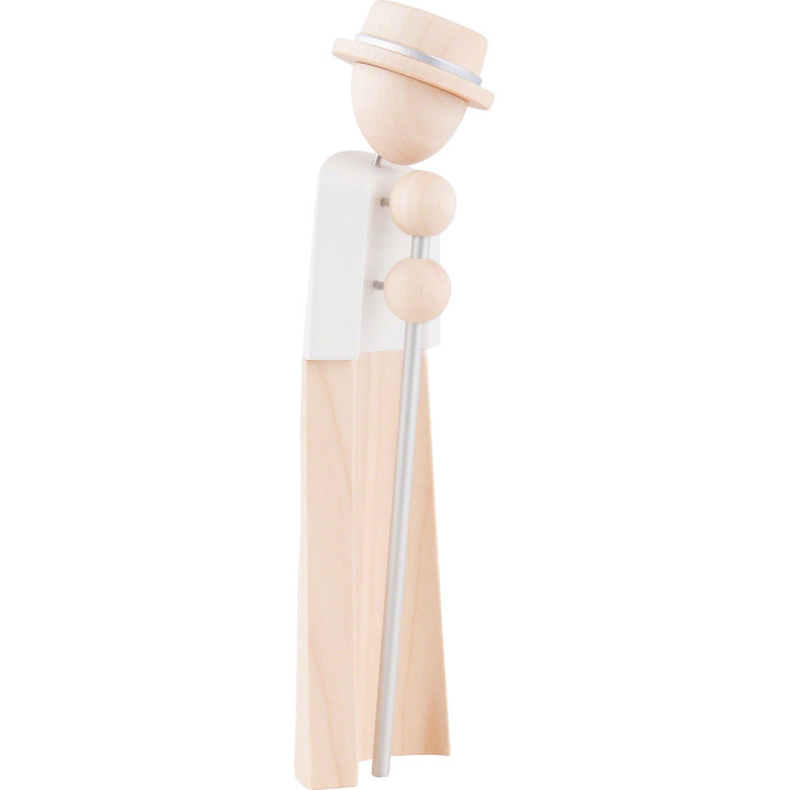Sheperd with Crook - Natural/White - KAVEX-Nativity - 17 cm / 7 inch