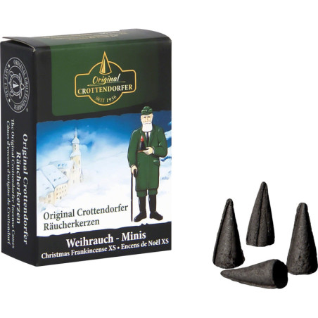 Crottendorfer Räucherkerzen - Weihnachtlicher Weihrauch - Minis