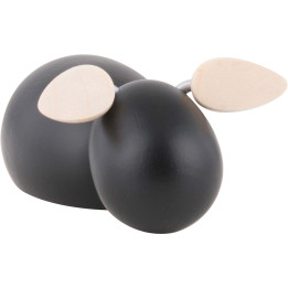 Lamb Lying - Black - KAVEX-Nativity - 2 cm / 0.8 inch