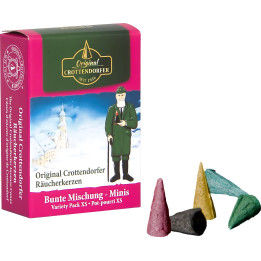 Crottendorfer Räucherkerzen - Bunte Mischung - Minis