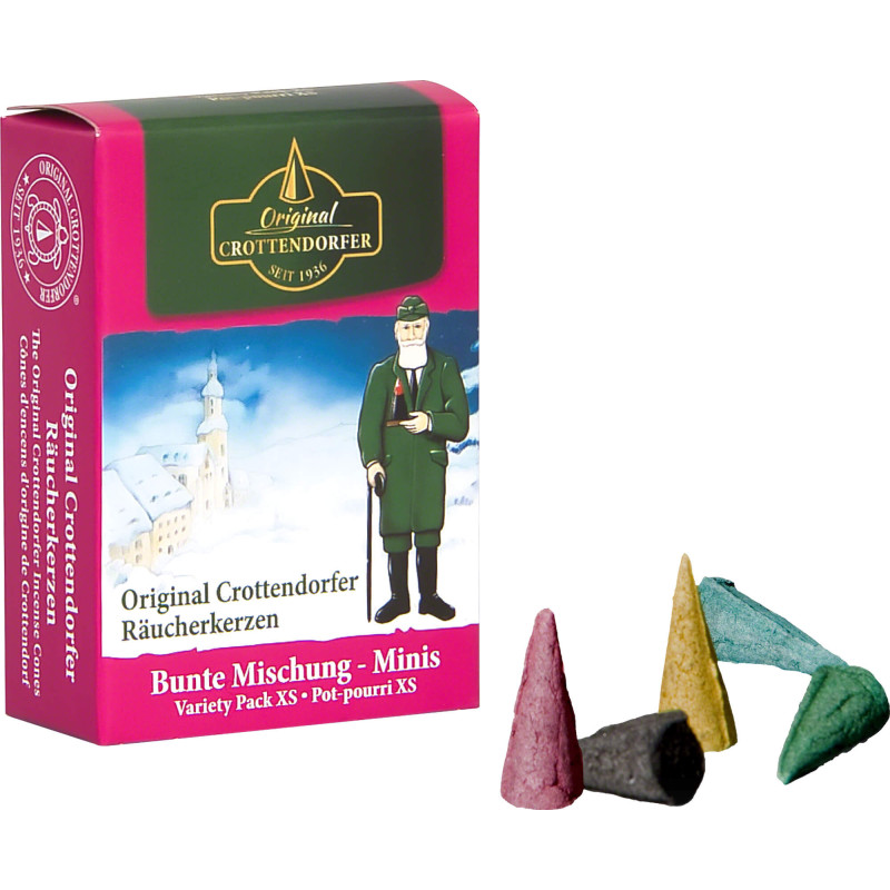 Crottendorfer Räucherkerzen - Bunte Mischung - Minis
