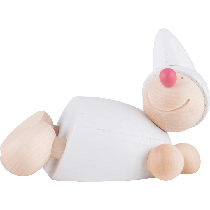Wight, lying - White - 5,5 cm / 2 inch
