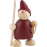 Wicht mit Stab und Lasso - rot 10 cm
