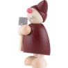 Wicht mit Hammer und Nägeln - rot - 10,5 cm