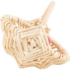 Basket with 3 Apples - 8 cm / 3 inch