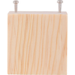 DEKO-Würfel mit 2 Nägeln - 4 cm