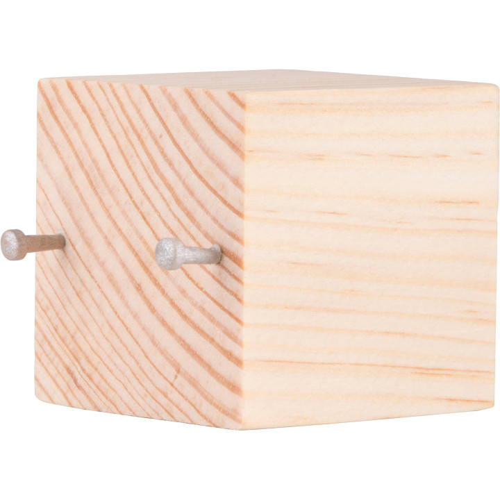 DEKO-Würfel mit 2 Nägeln - 4 cm