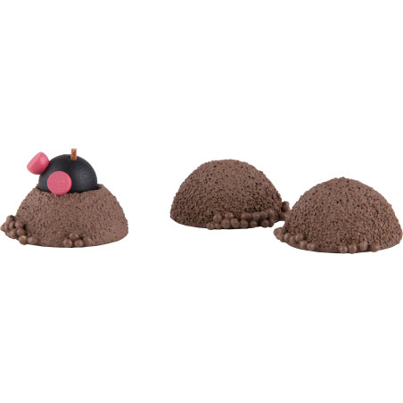 Maulwurf mit 3 Hügeln - 3 cm